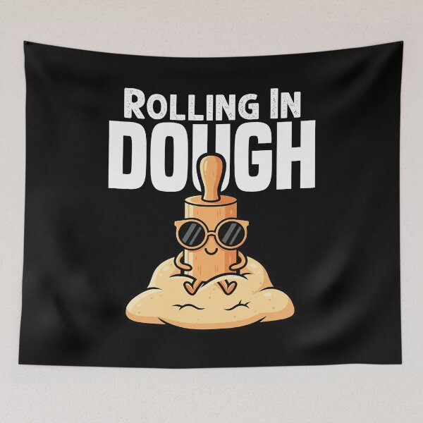 Item preview, ROLLING IN DOUGH - CHEF GIFT designed and sold by KEF Custom.