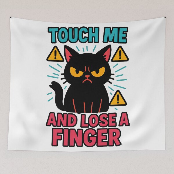 Item preview, Touch Me and Lose a Finger designed and sold by Uglyandcute.