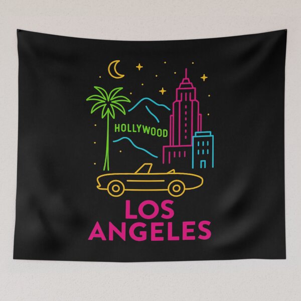 Item preview, Los Angeles Neon Skyline Collection: Futuristic City Lights designed and sold by Design_Your_Day.