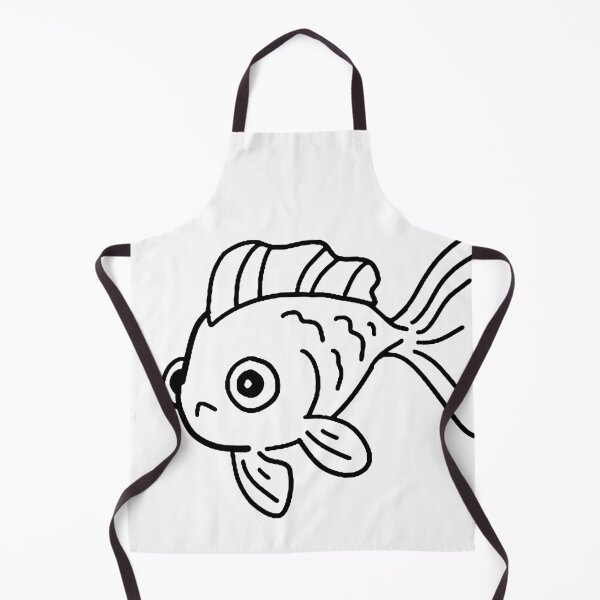 Item preview, golden fish doodle line designed and sold by joinspn18.