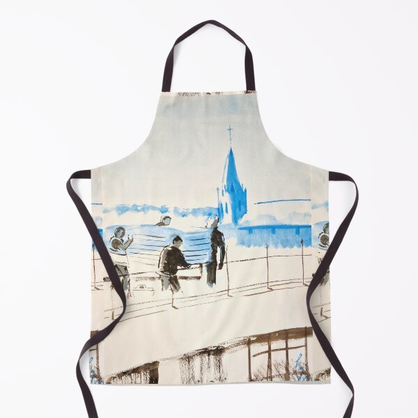 Item preview, Working men on roof top painting designed and sold by MikeJory.