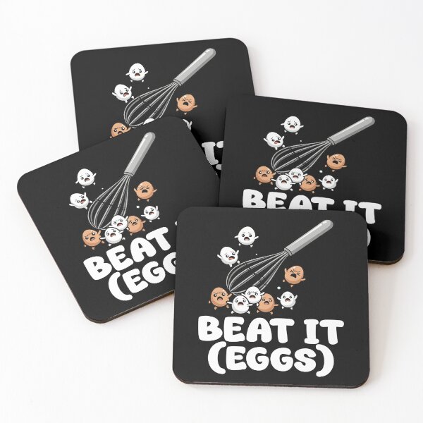 Item preview, BEAT IT, EGGS - CHEF GIFT designed and sold by KEF Custom.