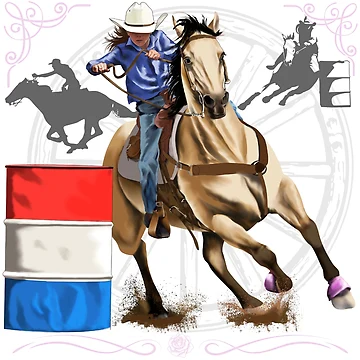 Artwork thumbnail, Barrel Racers by Color4Nature