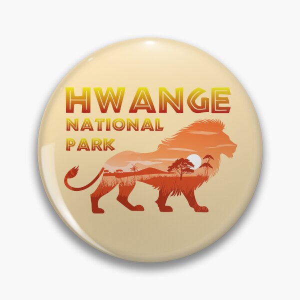 Artikelvorschau, wange Nationalpark – Sonnenuntergangsdesign mit Löwe entworfen und verkauft von Print-Zoo.
