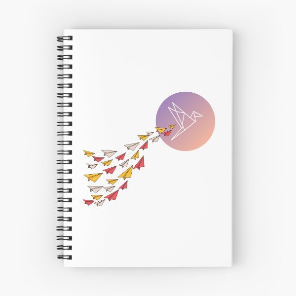 Item preview, Origami Bird and Paper Planes Soar Toward the Sun designed and sold by BelieveG.