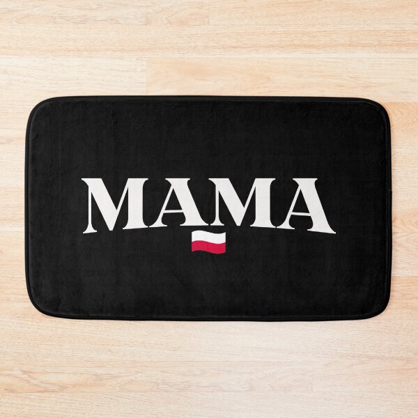 Item preview, MAMA Polish Mum – Bold Typography with Polish Flag designed and sold by besensible.