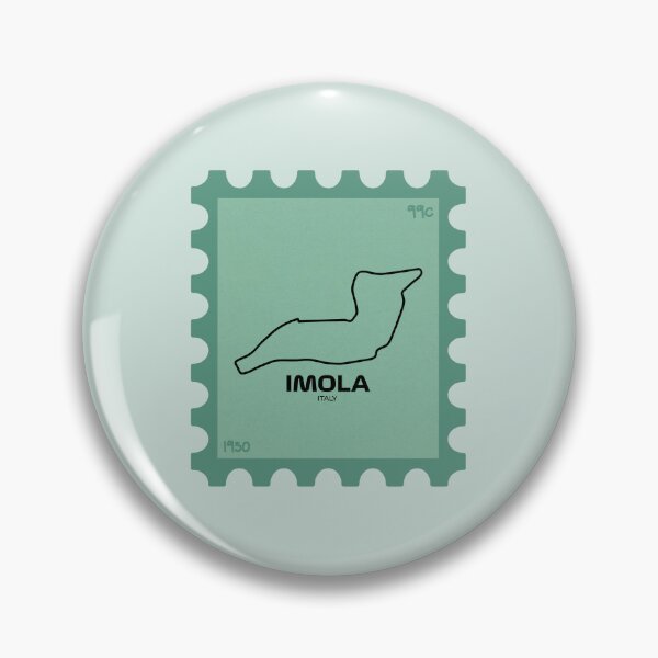 Item preview, Imola Circuit [stamp] designed and sold by VeritaDoodles.