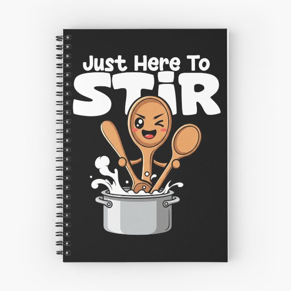Item preview, JUST HERE TO STIR - CHEF GIFT designed and sold by KEF Custom.