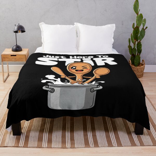 Item preview, JUST HERE TO STIR - CHEF GIFT designed and sold by KEF Custom.
