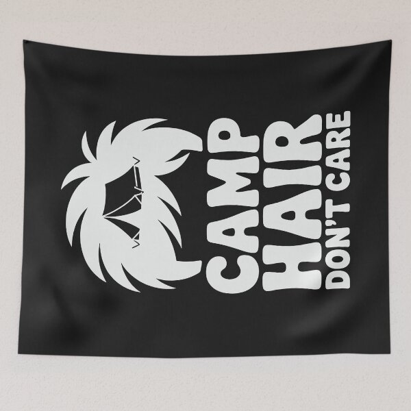 Item preview, Camp Hair Don't Care - v.6 - white designed and sold by QuirkySpark.