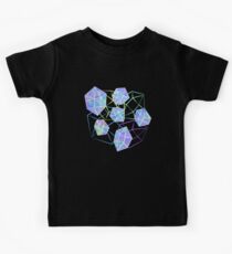Blue Crystal Prisms Kids Tee