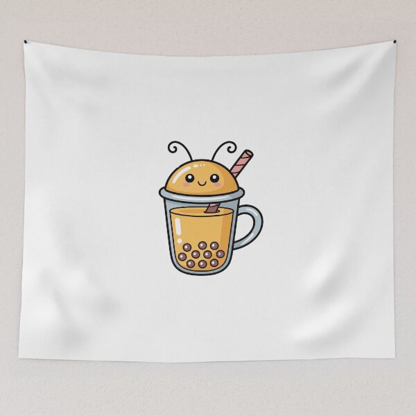 Item preview, bee bubble tea designed and sold by jkrphoto.