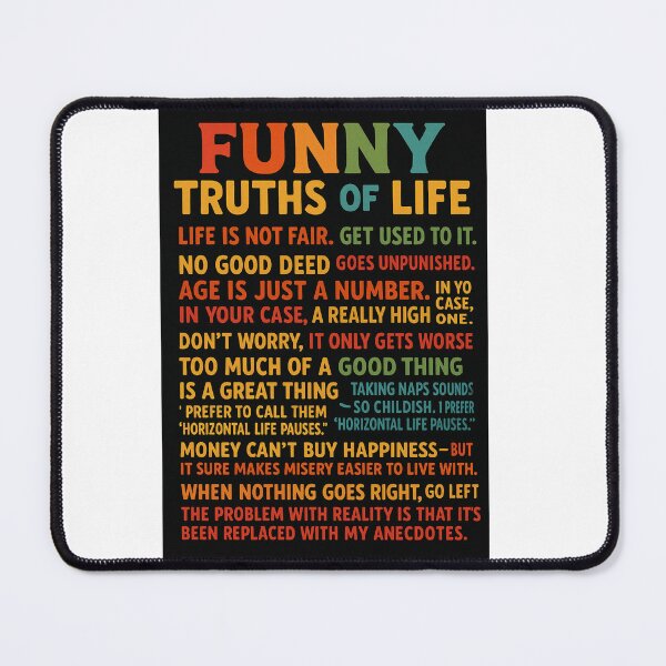 Item preview, Honest Life Lessons in Bright Colors designed and sold by DoodleManArt.