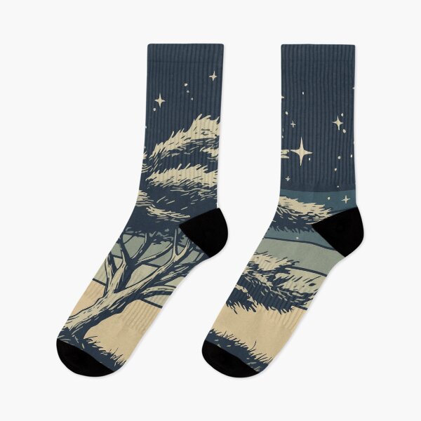 Item preview, Starry Windy Tree – Vintage Night designed and sold by Balasan.