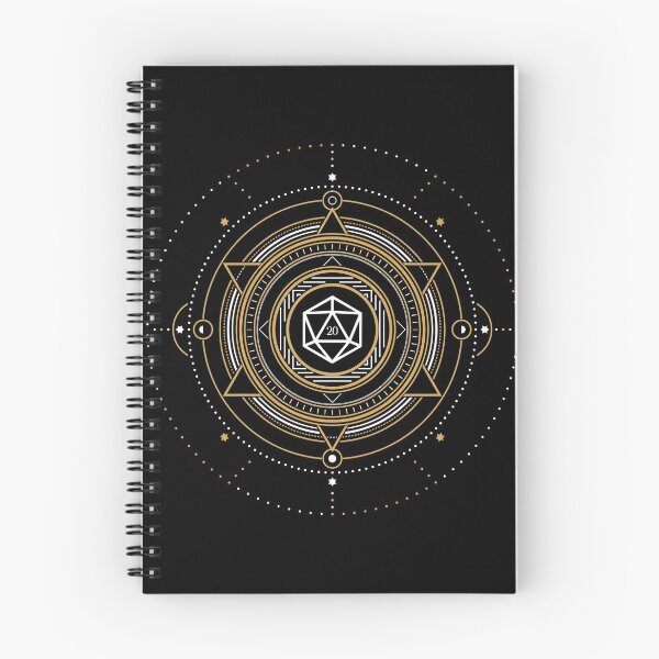 Item preview, Polyhedral D20 Dice Boho Geometric Symbols Tabletop RPG designed and sold by pixeptional.
