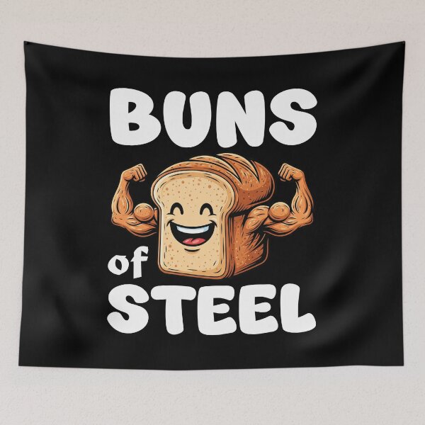Item preview, BUNS OF STEEL - CHEF GIFT designed and sold by KEF Custom.