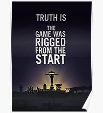 Fallout New Vegas - Benny's Infamous Quote Poster