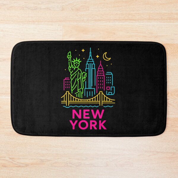 Item preview, New York Neon Skyline Collection: Futuristic City Lights designed and sold by Design_Your_Day.