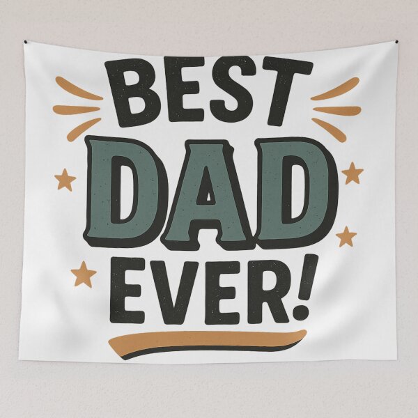 Item preview, "Best Dad Ever!" T-Shirt Design designed and sold by SkyyWorks.