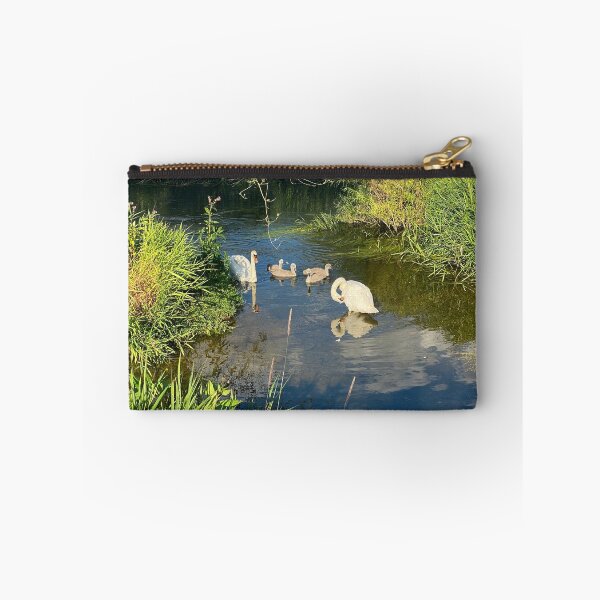 Item preview, Family of Swans, Titchmarsh Nature Reserve, Northamptonshire designed and sold by Kate Anderson Art.