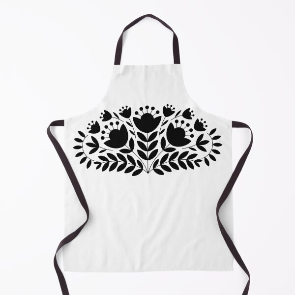 Item preview, Black floral motif designed and sold by jkrphoto.