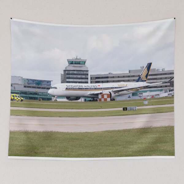 Item preview, MAN from SIN Singapore Airlines 10,000th Airbus Sticker designed and sold by Skyframe Aviation.