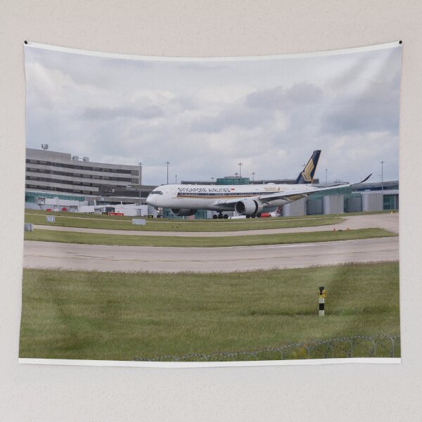 Item preview, MAN from SIN Singapore Airlines 10,000th Airbus Sticker designed and sold by Skyframe Aviation.