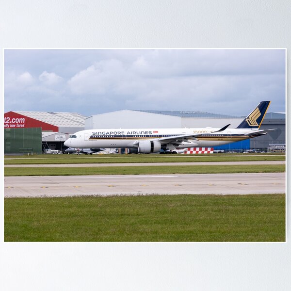 Item preview, MAN from SIN Singapore Airlines 10,000th Airbus Sticker designed and sold by Skyframe Aviation.
