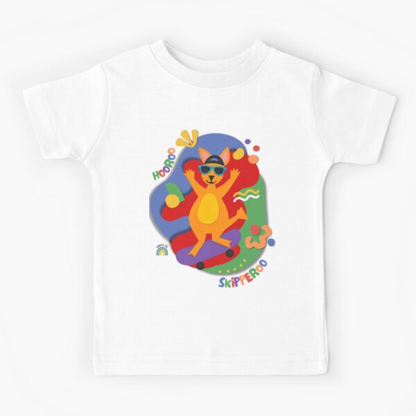 Item preview, Hooroo Skipperoo – Kangaroo on a Skateboard designed and sold by VolbroCo..