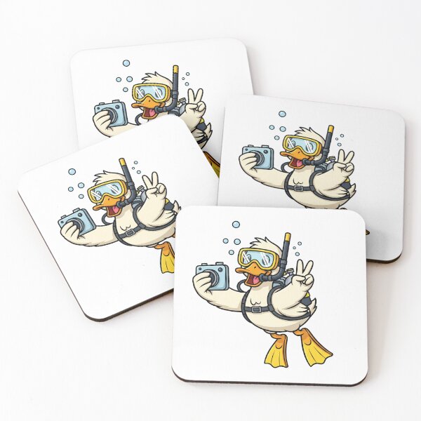 Item preview, Scuba Selfie Duck – Diving Duck with Underwater Camera designed and sold by MzulhilmiZam.