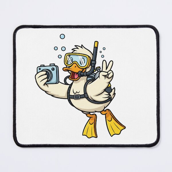 Item preview, Scuba Selfie Duck – Diving Duck with Underwater Camera designed and sold by MzulhilmiZam.