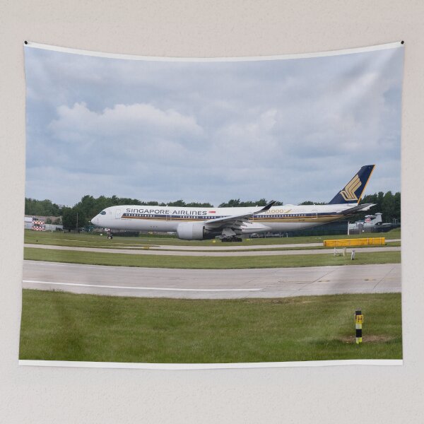 Item preview, MAN from SIN Singapore Airlines 10,000th Airbus Sticker designed and sold by Skyframe Aviation.