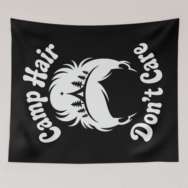 Item preview, Camp Hair Don't Care - v.7 - white designed and sold by QuirkySpark.
