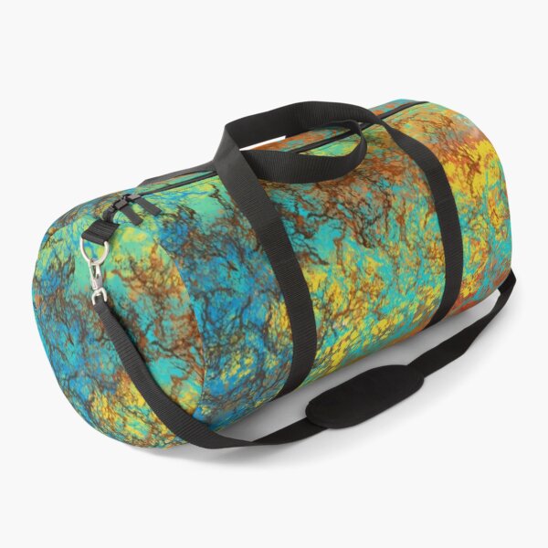 Item preview, Turquoise, Copper, and Gold Textures Abstract designed and sold by Jessielee72.