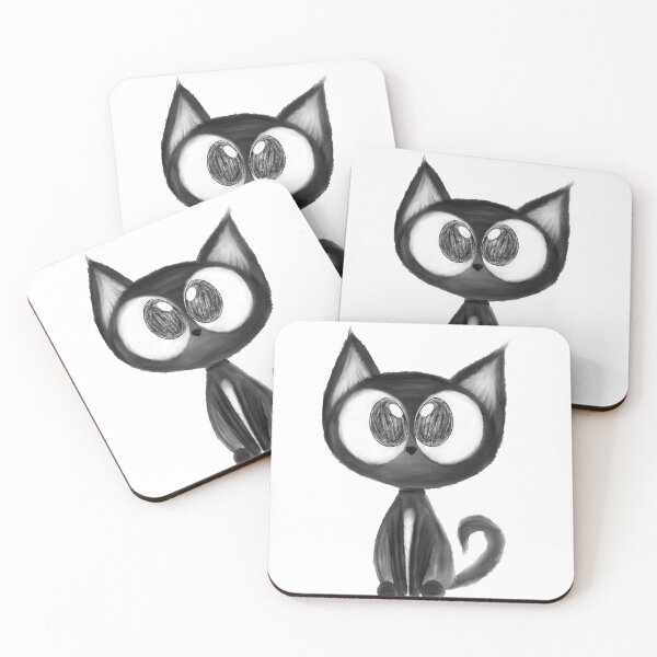 Item preview, Black Cat designed and sold by MadaArtBoutique.