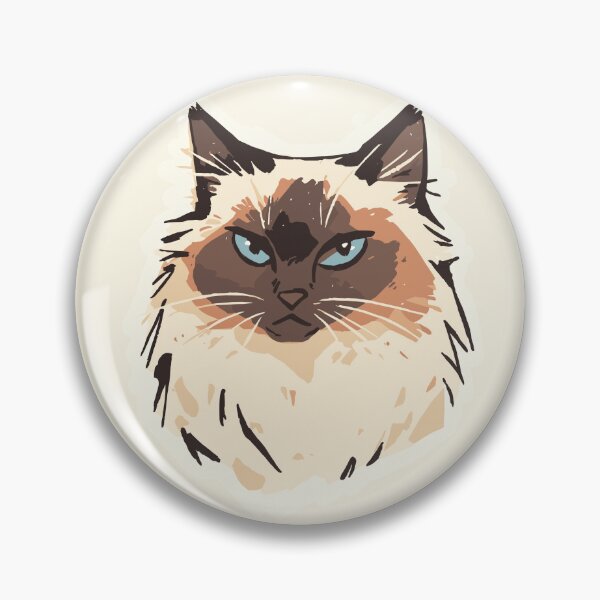 Item preview, Fluffy Ragdoll Cat designed and sold by bapupa.