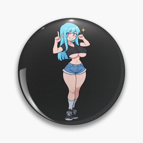 Item preview, Positive Anime Girl with Victory Gesture and Sparkle – Kumi (Original Character Art) designed and sold by Kumi-dsgn.