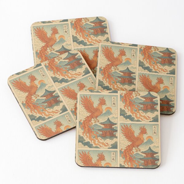 Item preview, Rise of the Phoenix – Ukiyo-e Temple Flame designed and sold by KMChronicles.