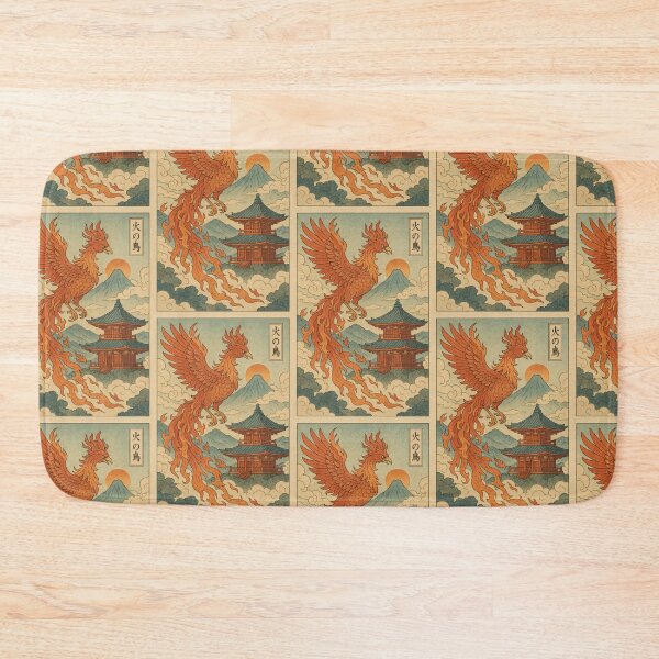 Item preview, Rise of the Phoenix – Ukiyo-e Temple Flame designed and sold by KMChronicles.