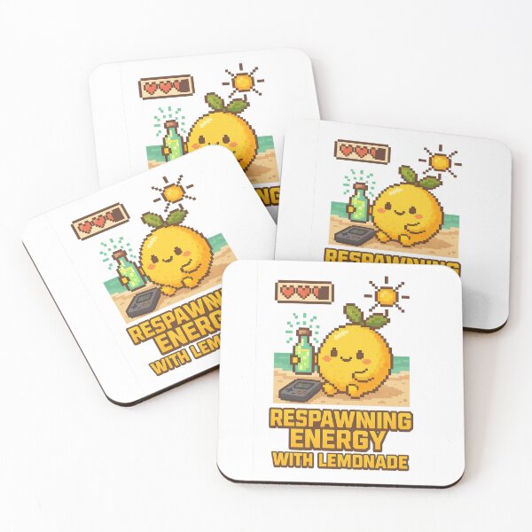 Item preview, Respawning Energy with Lemonade – Gamer Summer Vibes designed and sold by Aube11.