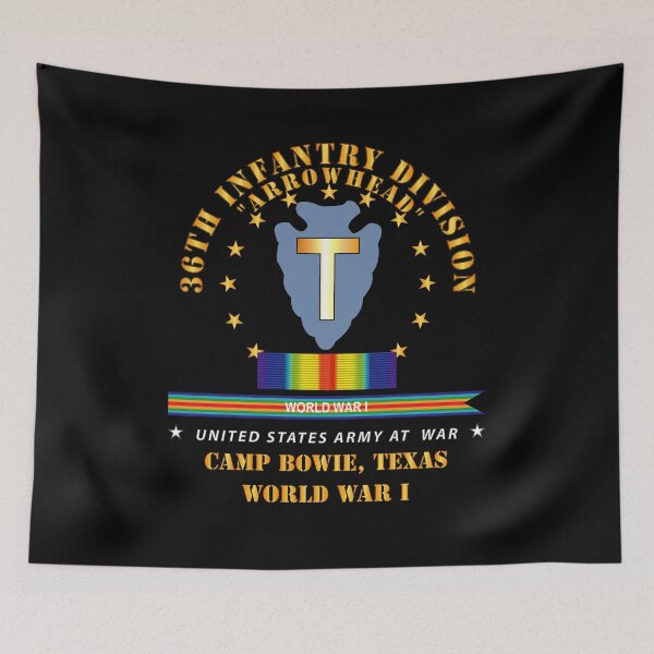 Item preview, Army - 36th Infantry Division - Arrowhead - Camp Bowie TX  w SVC WWI designed and sold by Military Insignia Products.