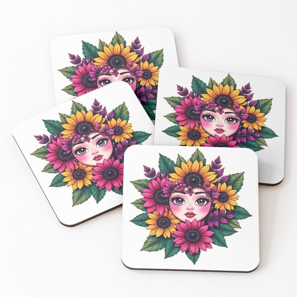 Item preview, ✨ Sunflower Goddess – Floral Spirit Art ✨ designed and sold by Alquimia Lunar.