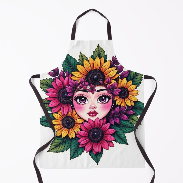 Item preview, ✨ Sunflower Goddess – Floral Spirit Art ✨ designed and sold by Alquimia Lunar.