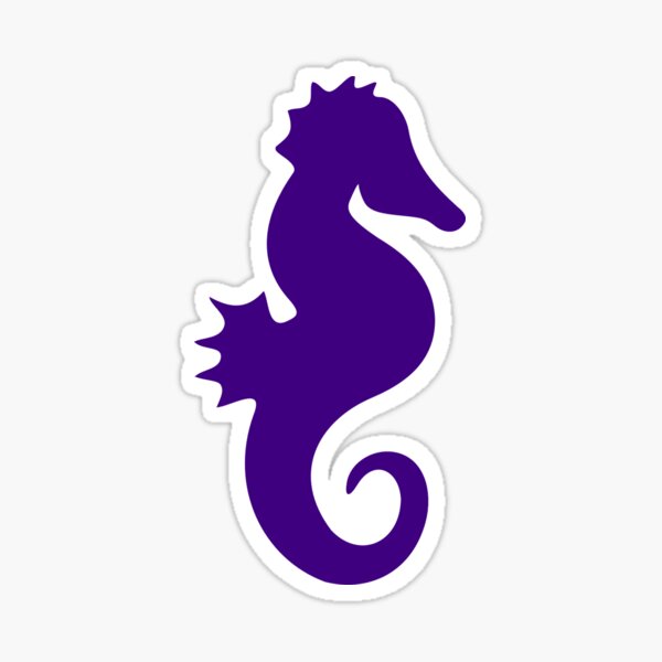 Item preview, Seahorse - Purple designed and sold by Trialloja.