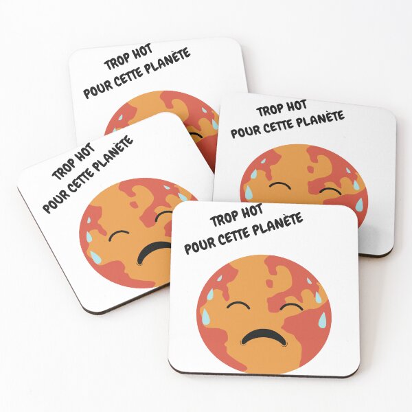 Item preview, TROP HOT POUR CETTE PLANÈTE designed and sold by Instants Design.