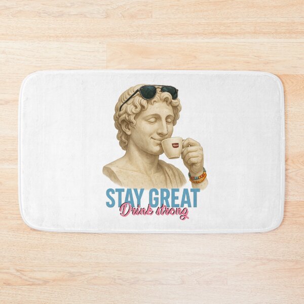 Item preview,  Stay GREAT. Drink strong. – Vintage Espresso Art with Alexander the Great designed and sold by Neonyx2020.
