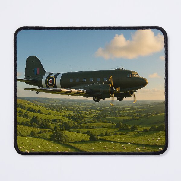 Item preview, Dakota Over Green Hills BBMF designed and sold by Skyframe Aviation.
