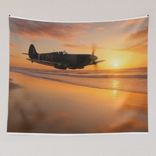 Item preview, Spitfire Beach Dawn BBMF designed and sold by Skyframe Aviation.