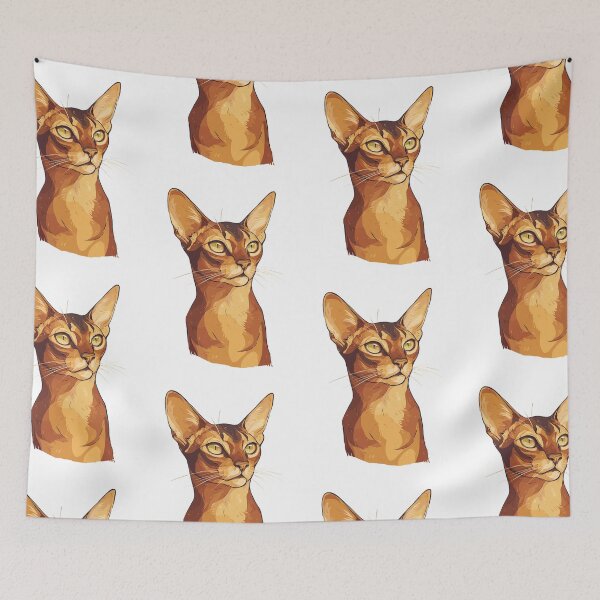 Item preview, Playful Abyssinian Cat designed and sold by bapupa.