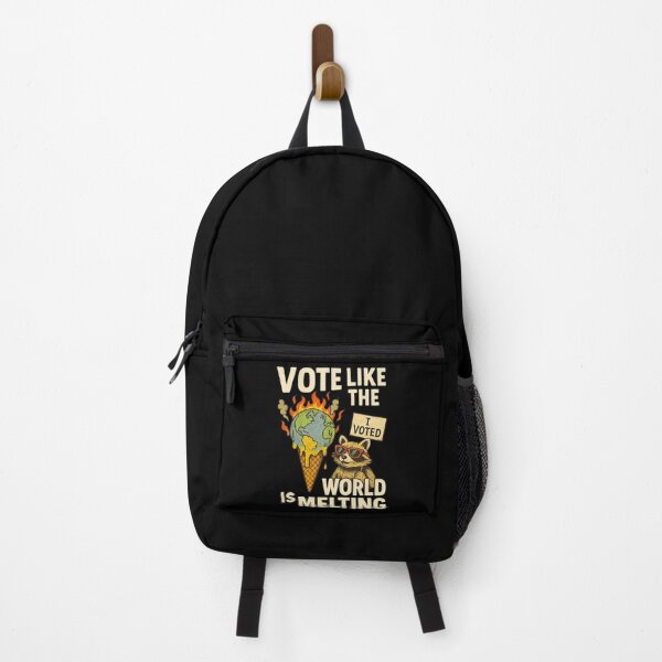 Item preview, Vote Like The World Is Melting: Funny Political Climate Crisis Art designed and sold by elynne9.